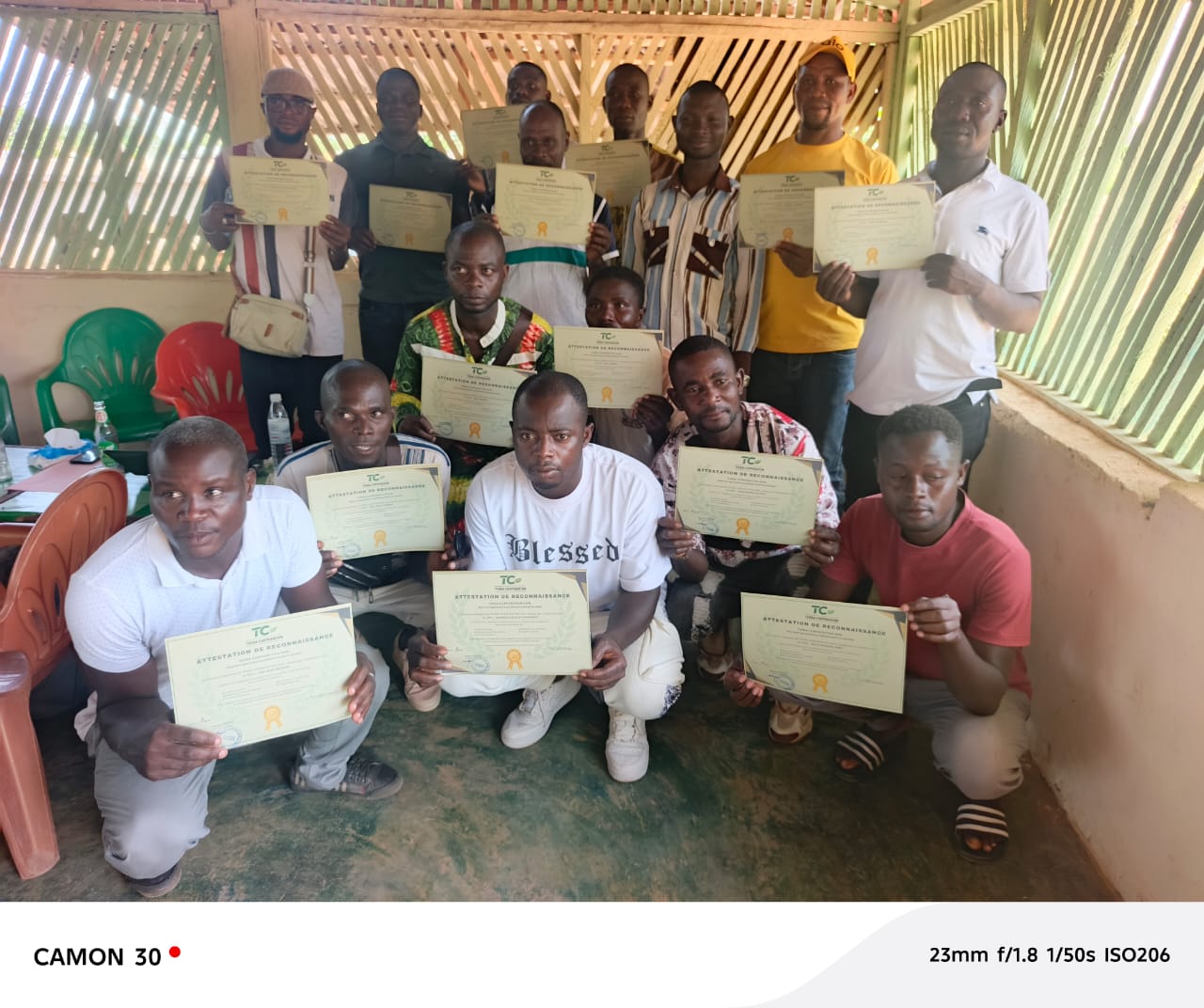 Remise d'attestations